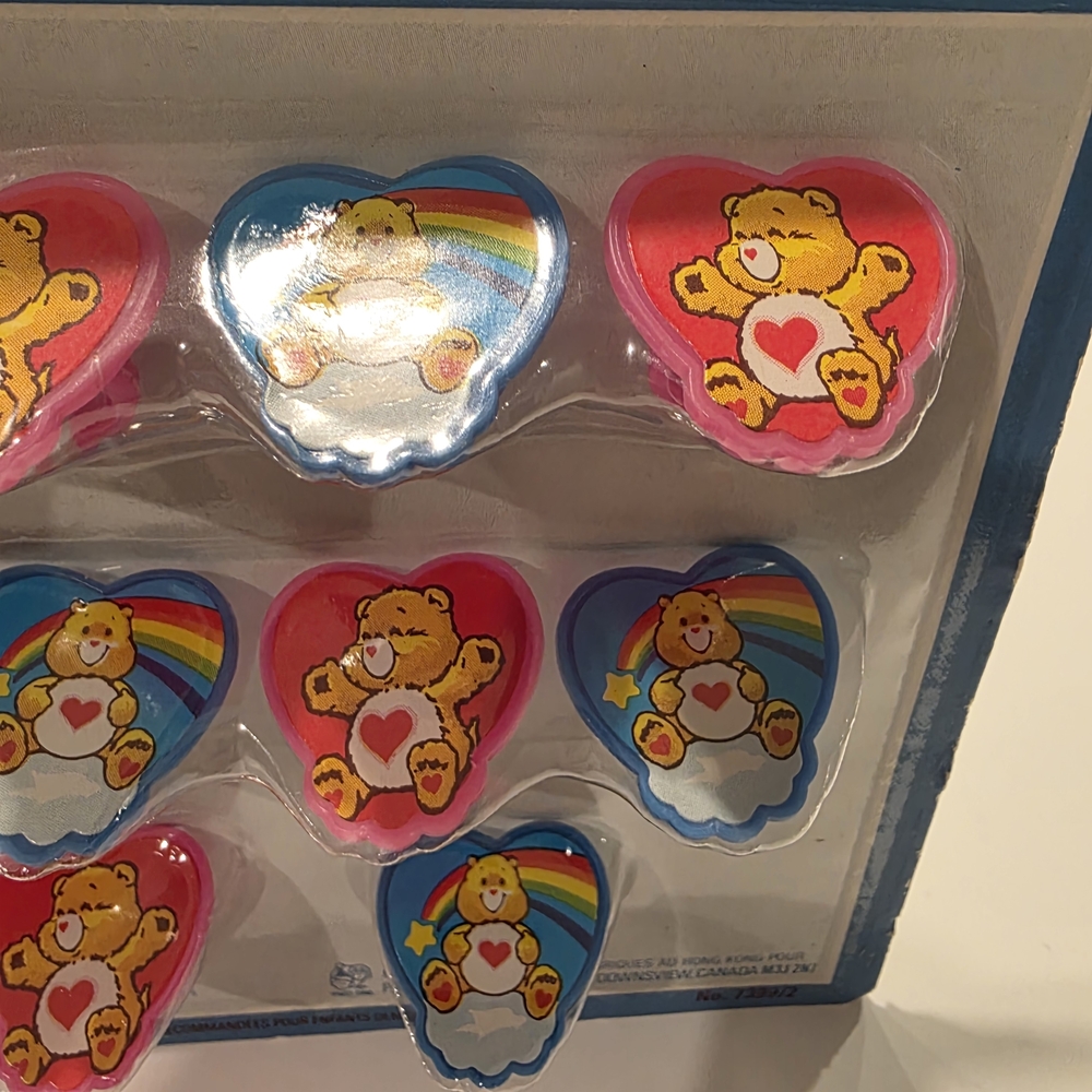 Vintage 1983 Care Bears Party Favours Sealed Collectible Set - Picture 7 of 8